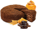 Pikao Cacao-Honingtaart