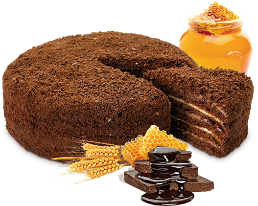 Medovnik Cacao Honingtaart